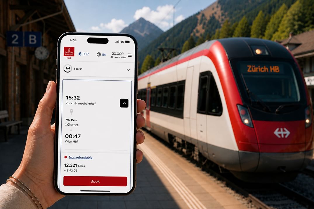 Emirates Skywards unlocks over 12,000 European rail destinations using Miles