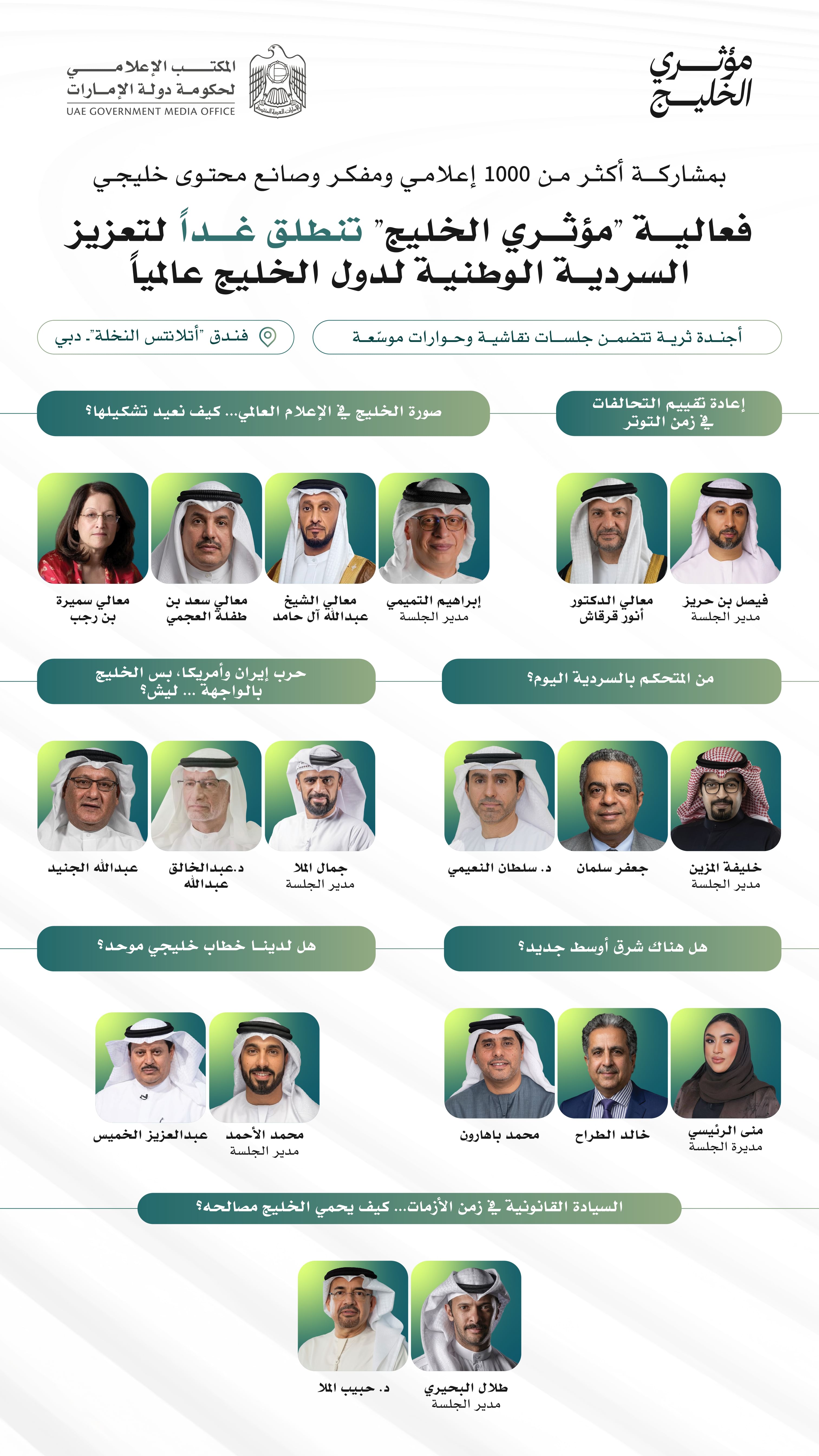 Gulf Creators event to launch tomorrow in Dubai to strengthen global GCC narrative