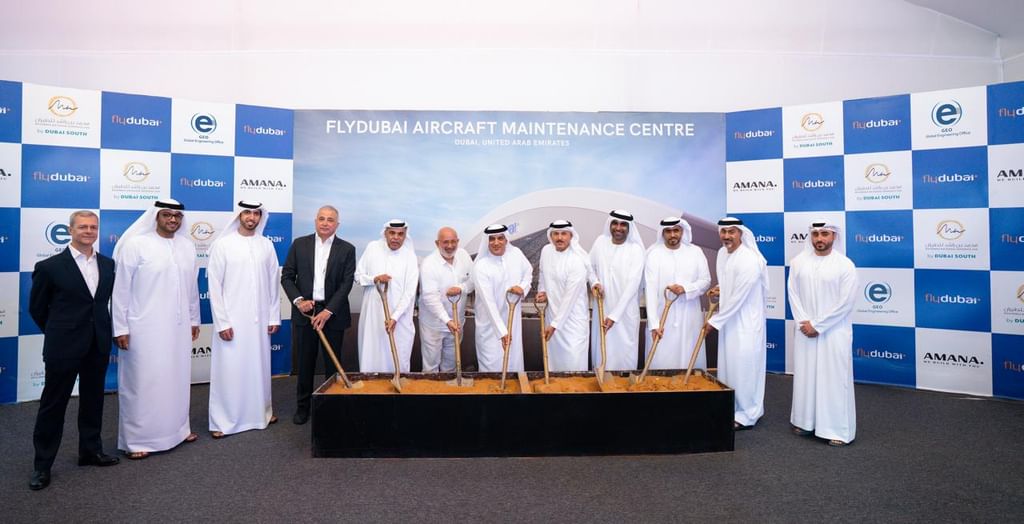flydubai breaks ground on new Aircraft Maintenance Centre at Dubai South