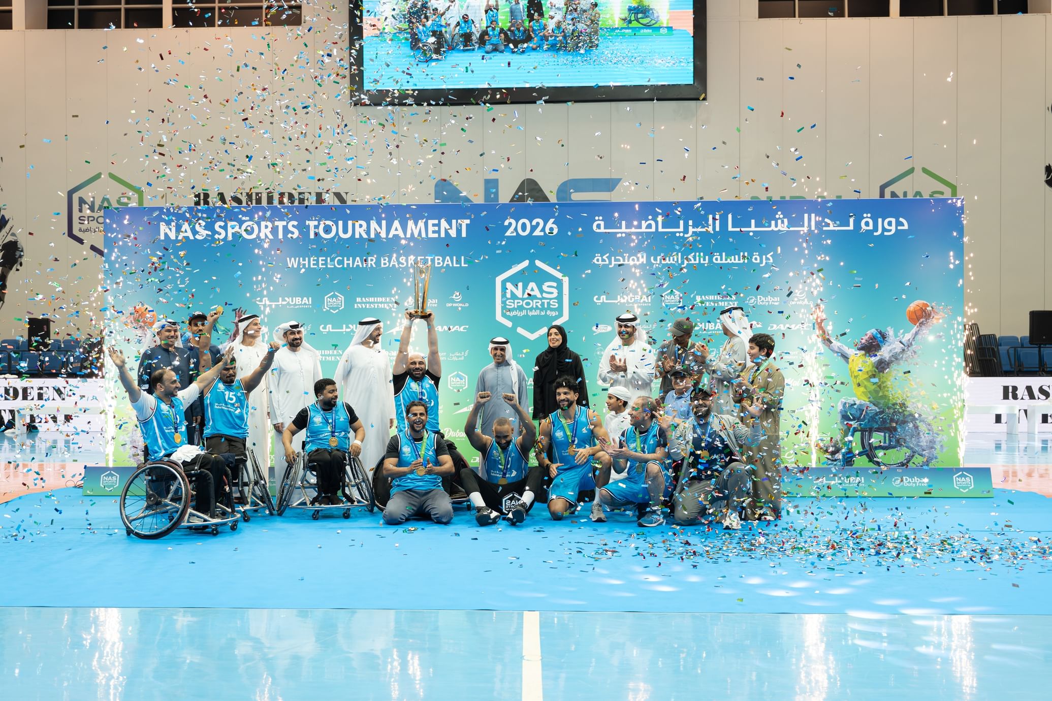 Dubai Municipality crowns Wheelchair Basketball champion at 13th Nad Al Sheba Sports Tournament