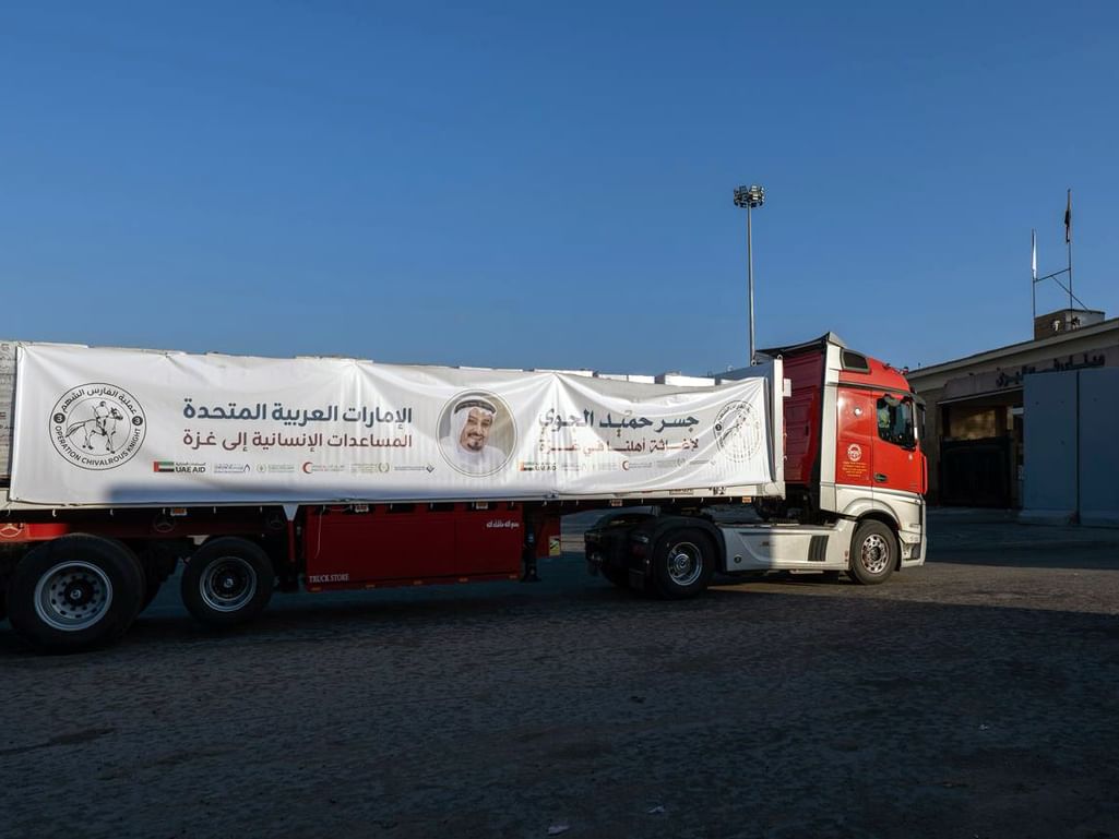'Humaid Air Bridge' delivers over 195 tonnes of food aid to Gaza