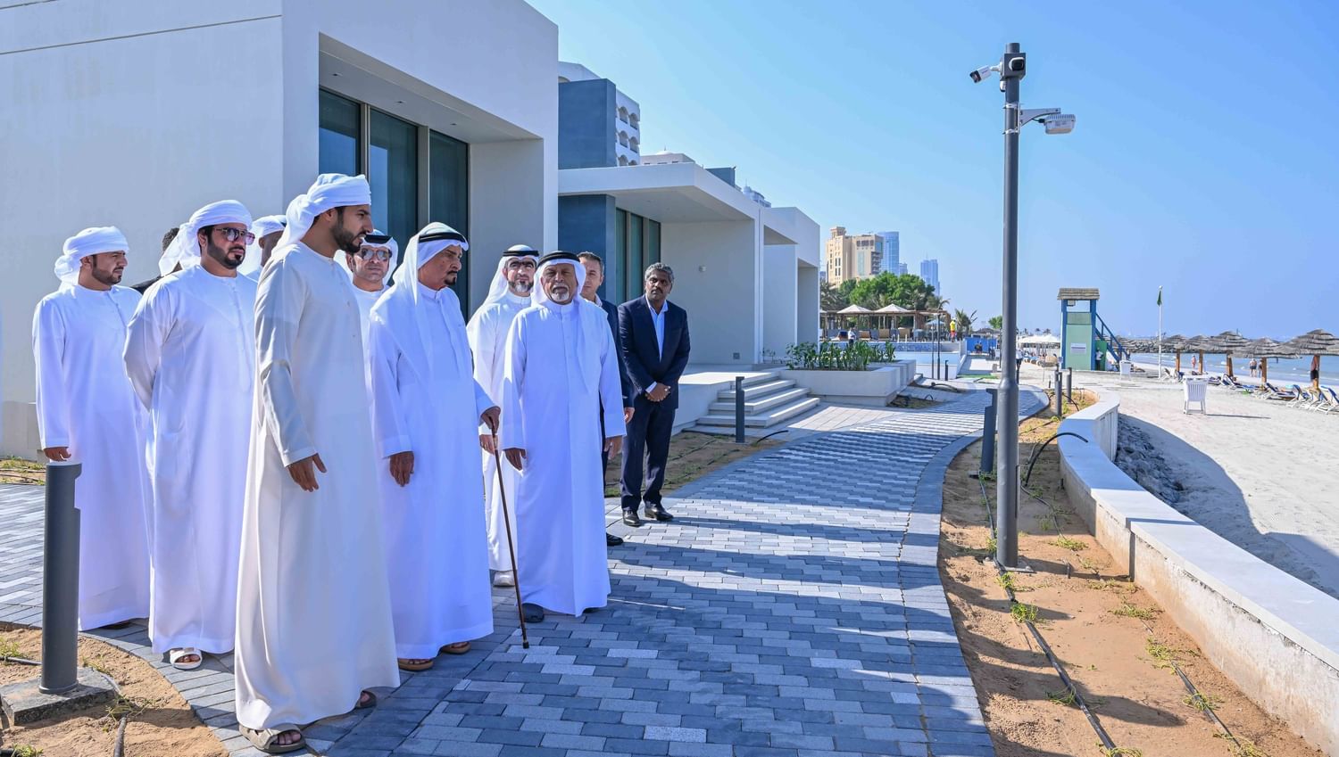 Ajman Ruler inspects Ajman Hotel expansion project