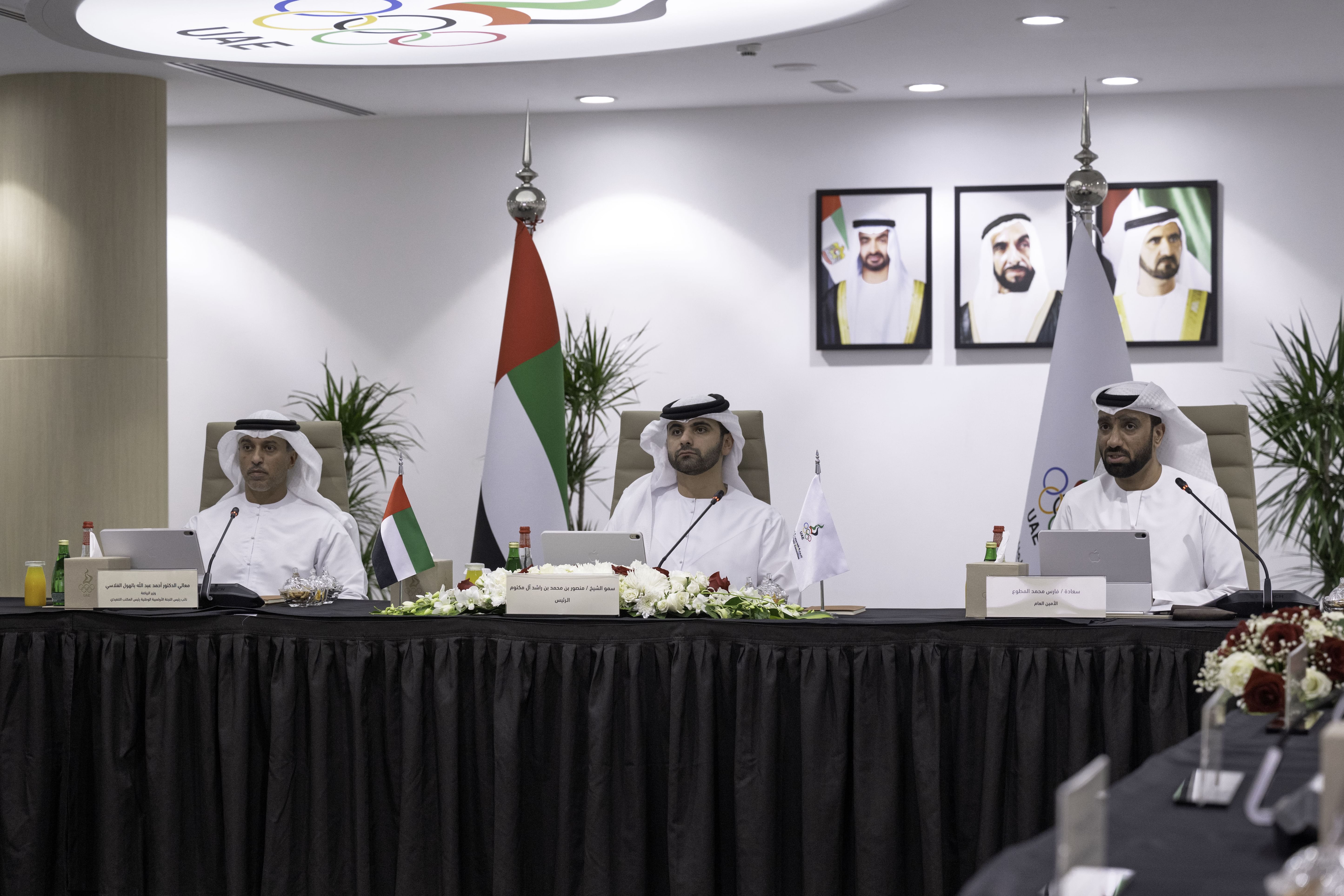 Mansoor bin Mohammed hails Emirati athletes as role models for youth