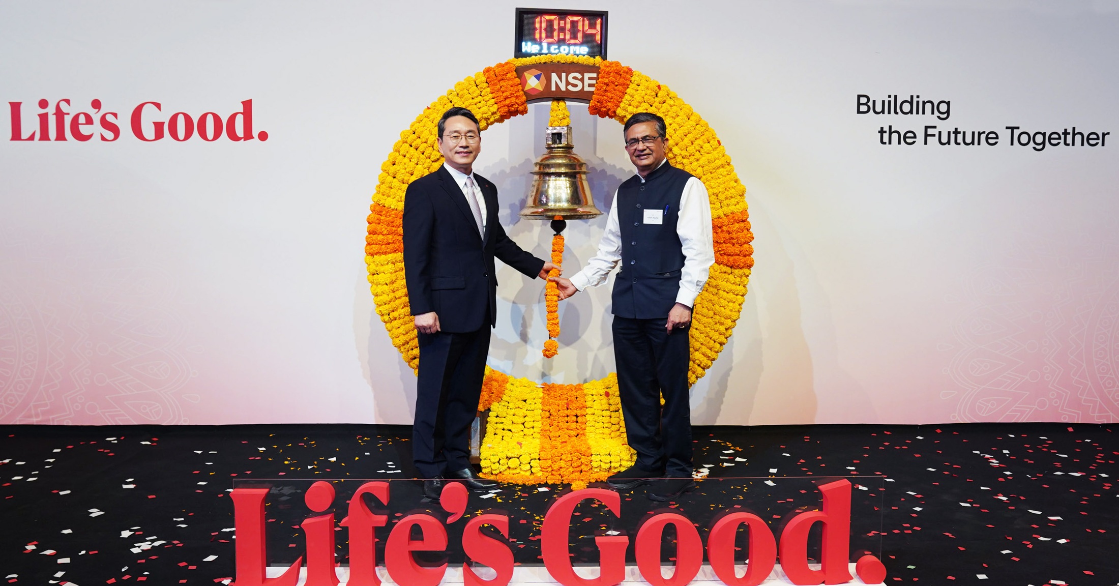 LG ELECTRONICS INDIA LISTS ON NSE 