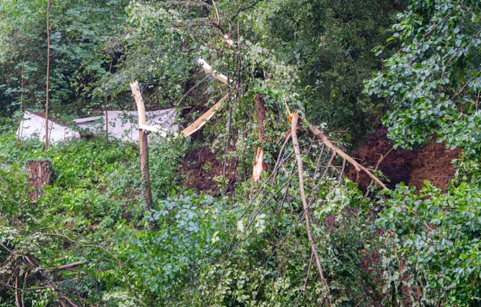 One dead, three seriously injured in storm in eastern Germany
