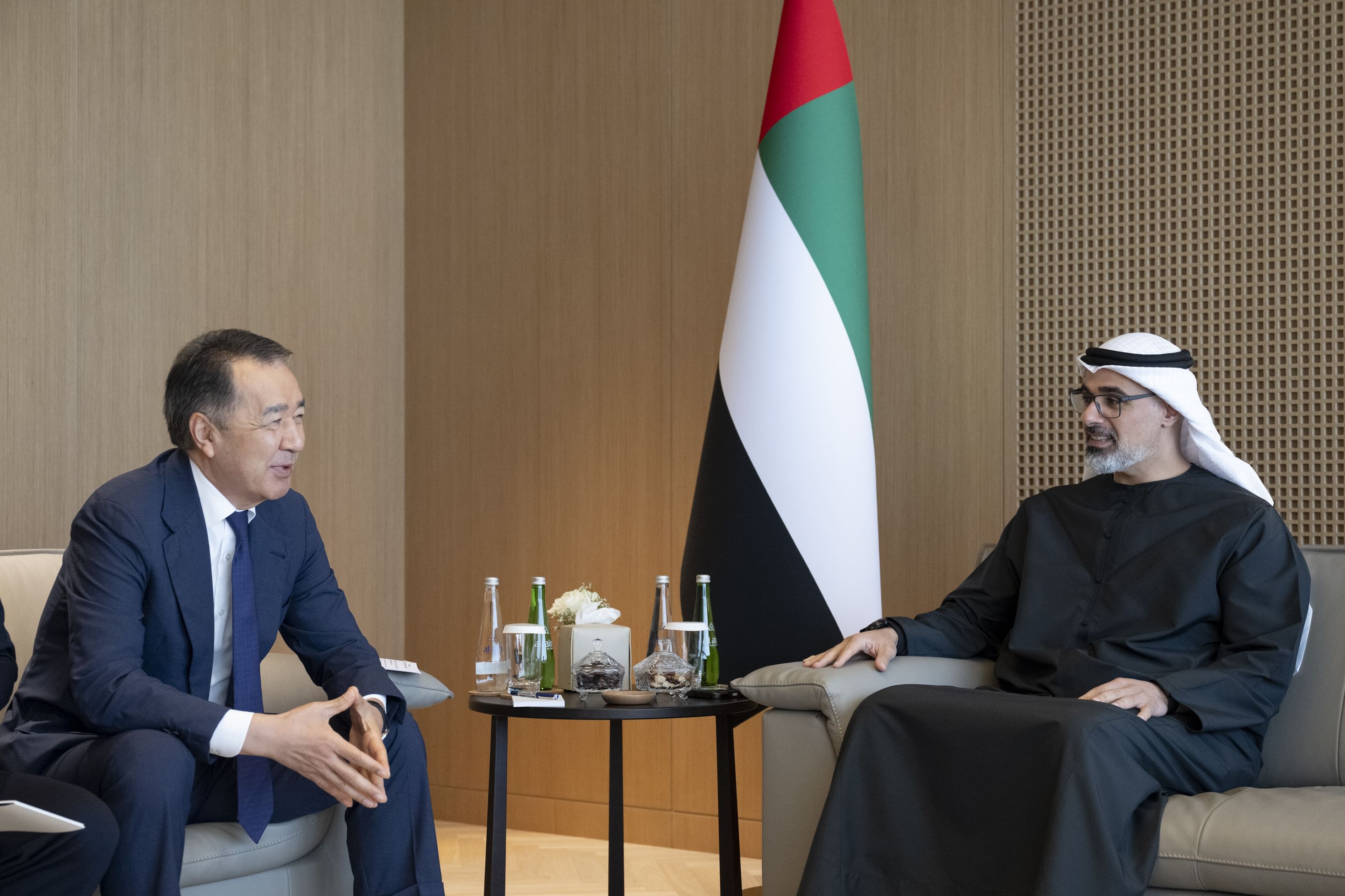 Khaled bin Mohamed bin Zayed meets Chairman of Eurasian Economic Commission Board 
