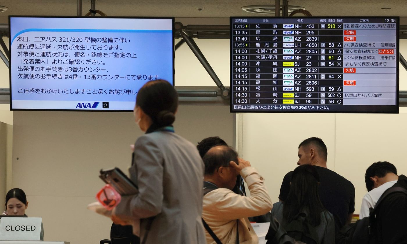Japan's ANA cancels 65 flights on Saturday after Airbus software problem