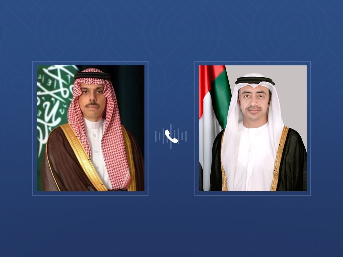 Abdullah bin Zayed receives phone call from Saudi Foreign Minister