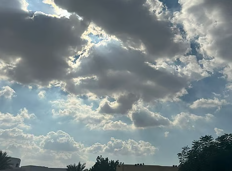 Cloudy conditions with slight dip in temperature 