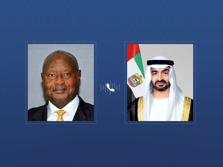 UAE and Ugandan Presidents discuss bilateral ties