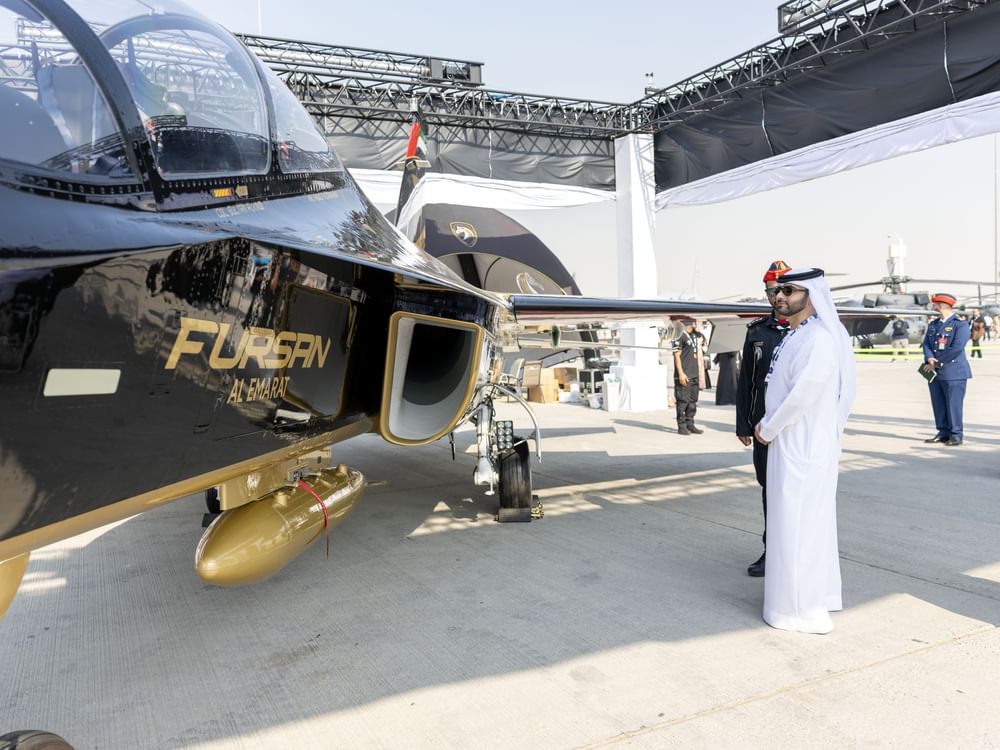 Mansoor bin Mohammed tours Dubai Air2025