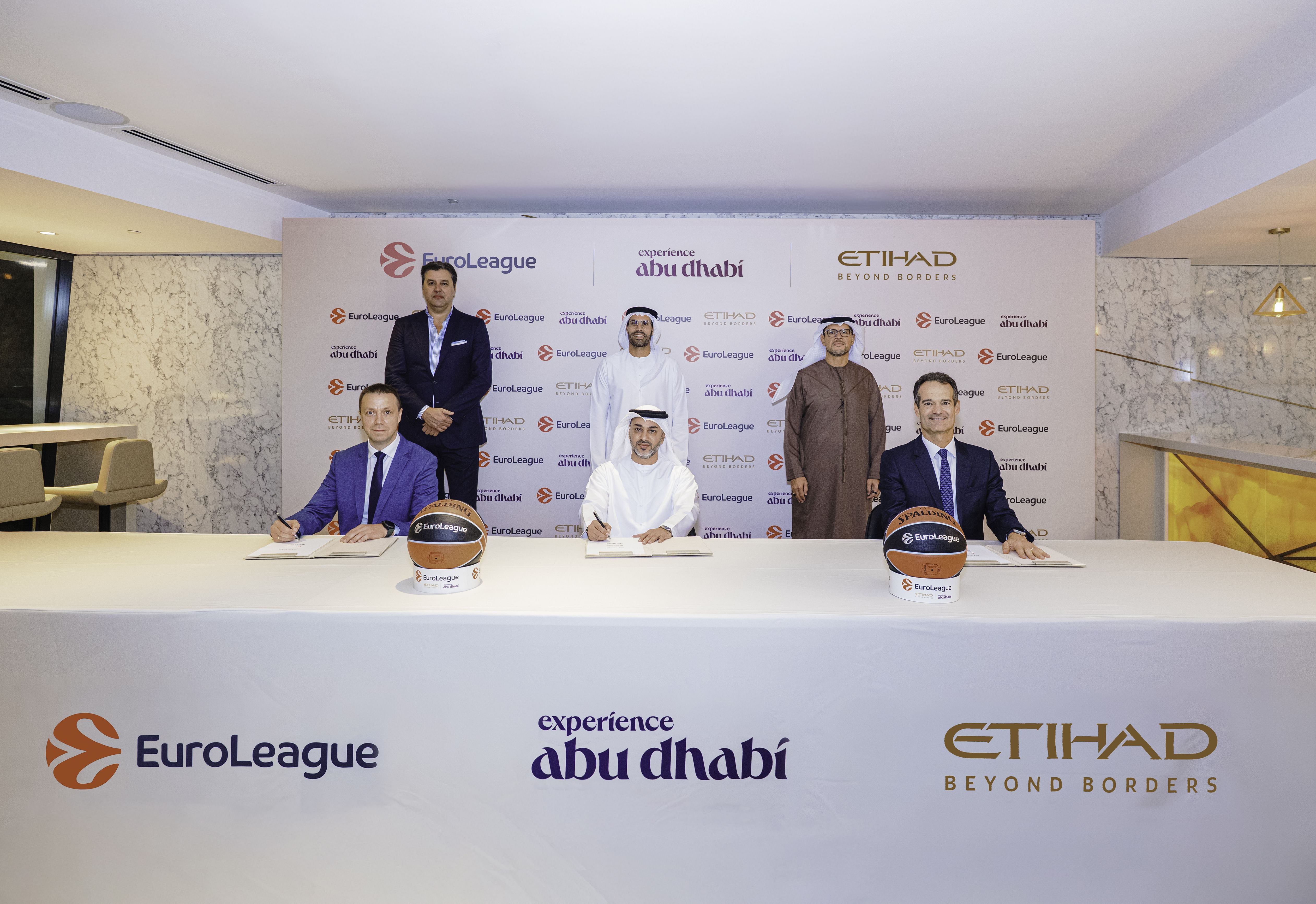 DCT Abu Dhabi, Etihad Airways become Main Partners of Euroleague Basketball