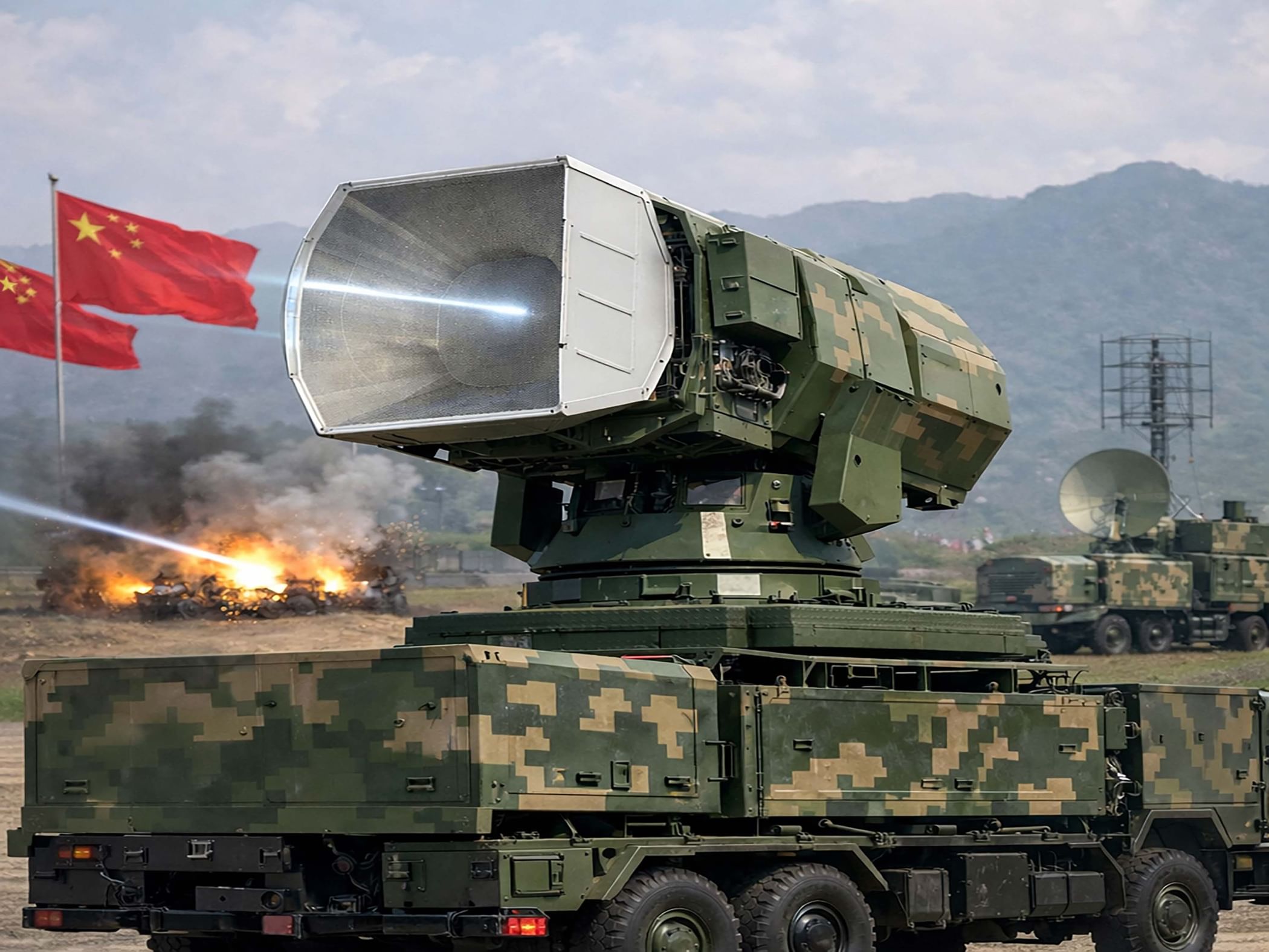 China unveils high-power microwave weapon