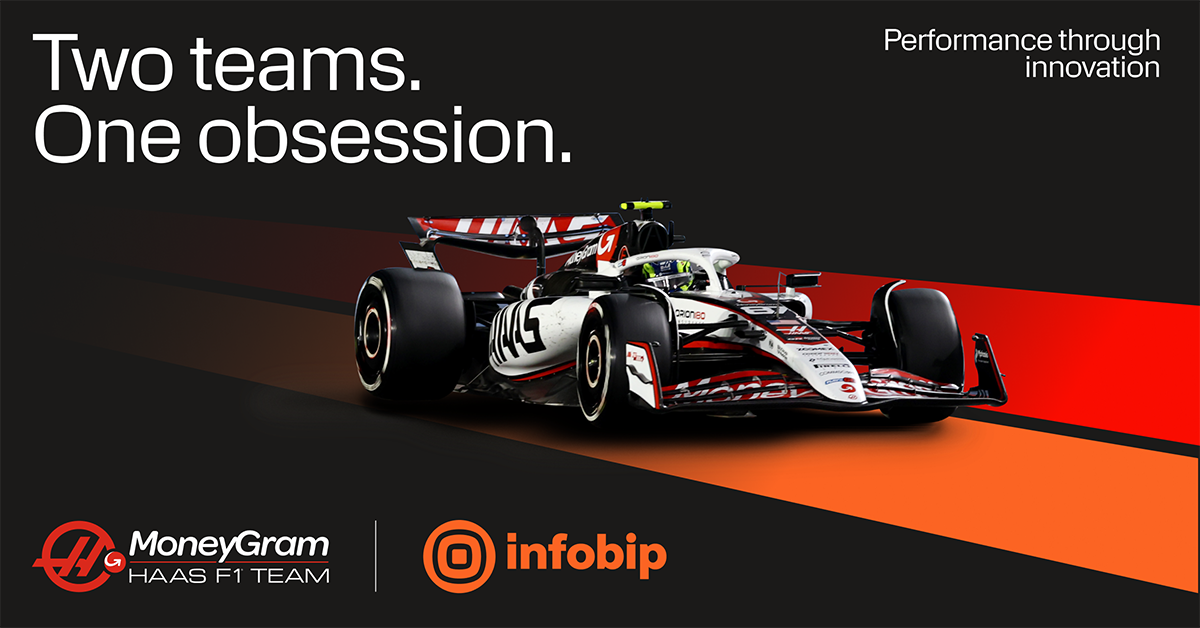 Infobip and the MoneyGram Haas F1 Team join forces to redefine F1 fan experiences