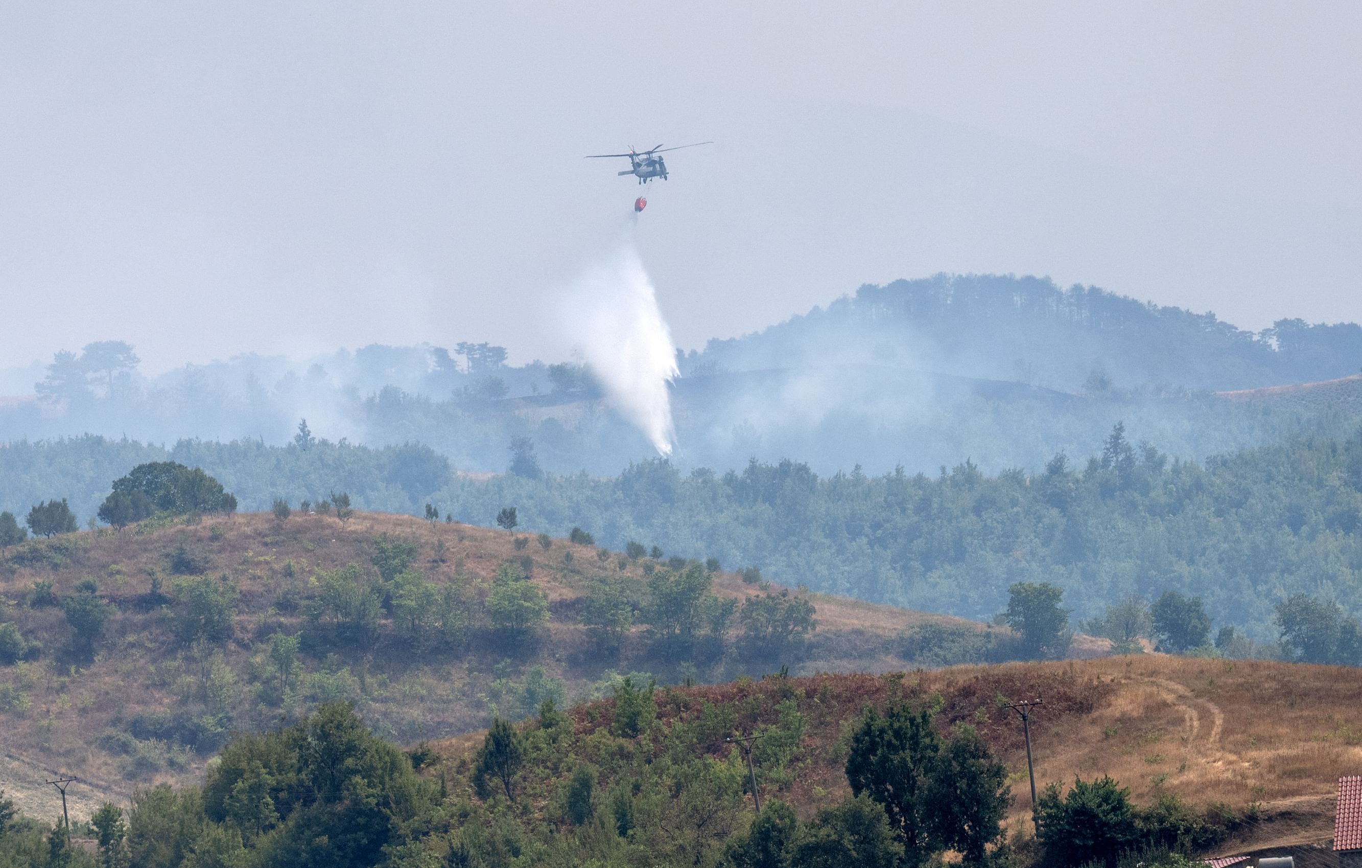 UAE Rescue Team continues forest firefighting operations in Albania