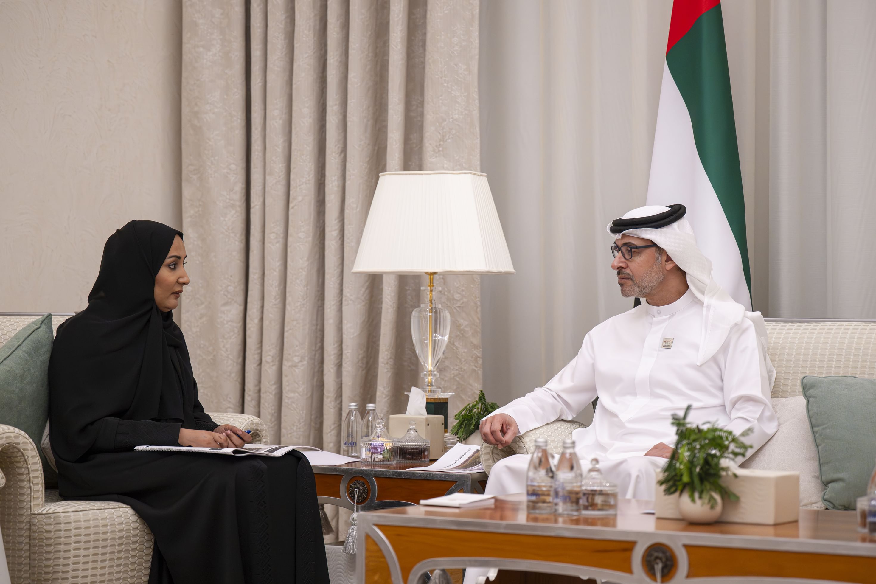 Hazza bin Zayed reviews efforts to protect groundwater resources, strengthen water security in Al Ain Region