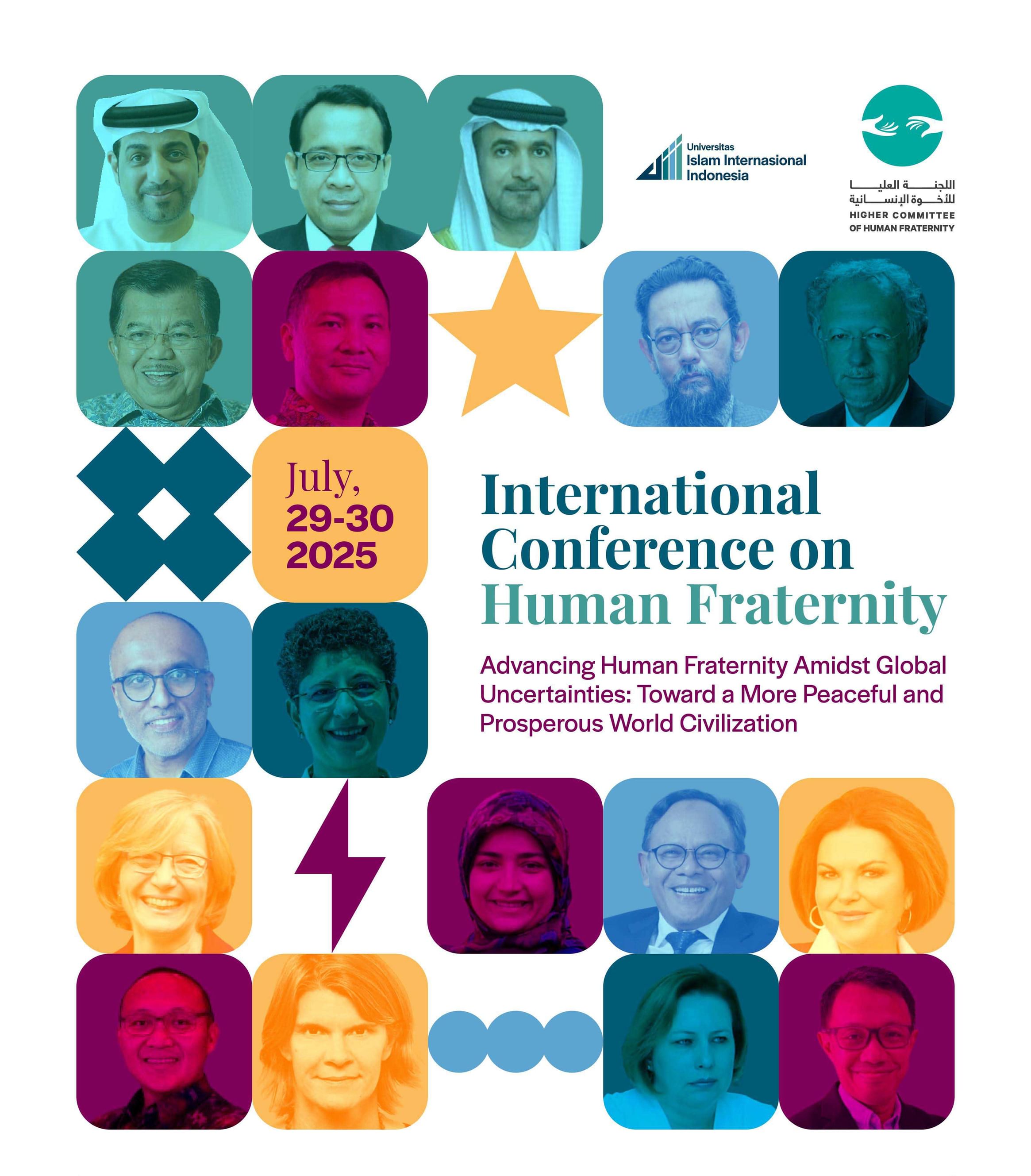 International Conference on Human Fraternity to be held in Jakarta on July 29
