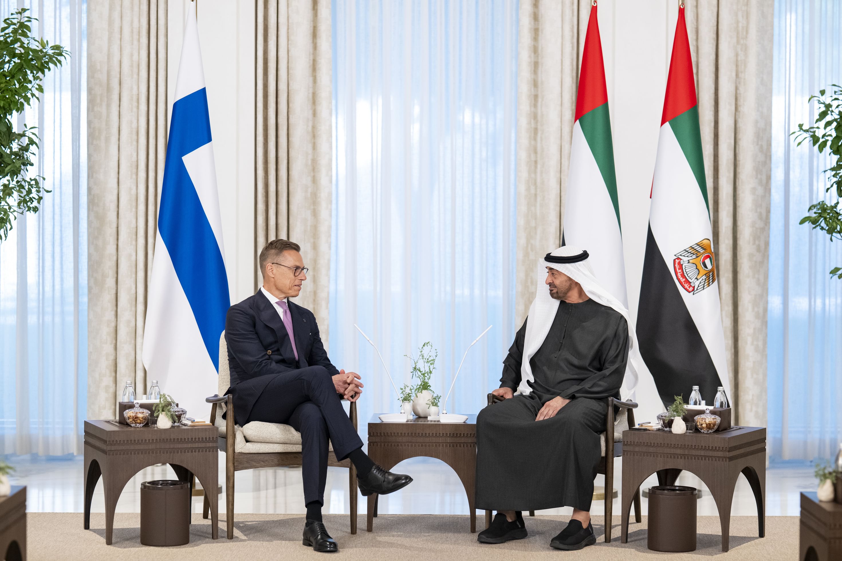 UAE, Finland Presidents explore ways to strengthen bilateral ties