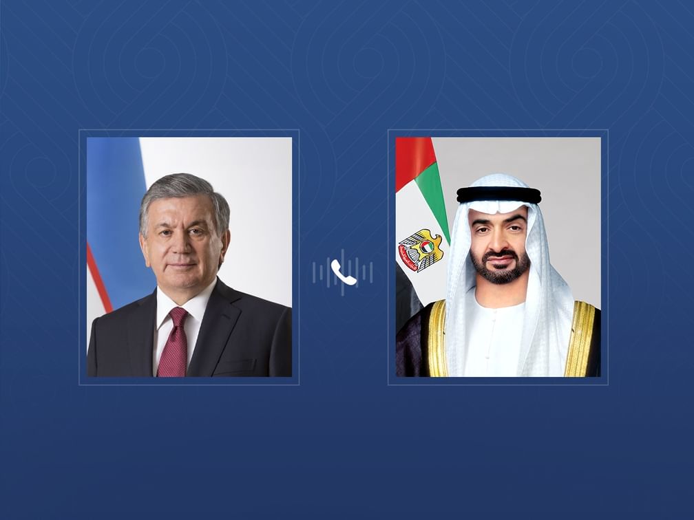 UAE President and President of Uzbekistan discuss bilateral relations by phone