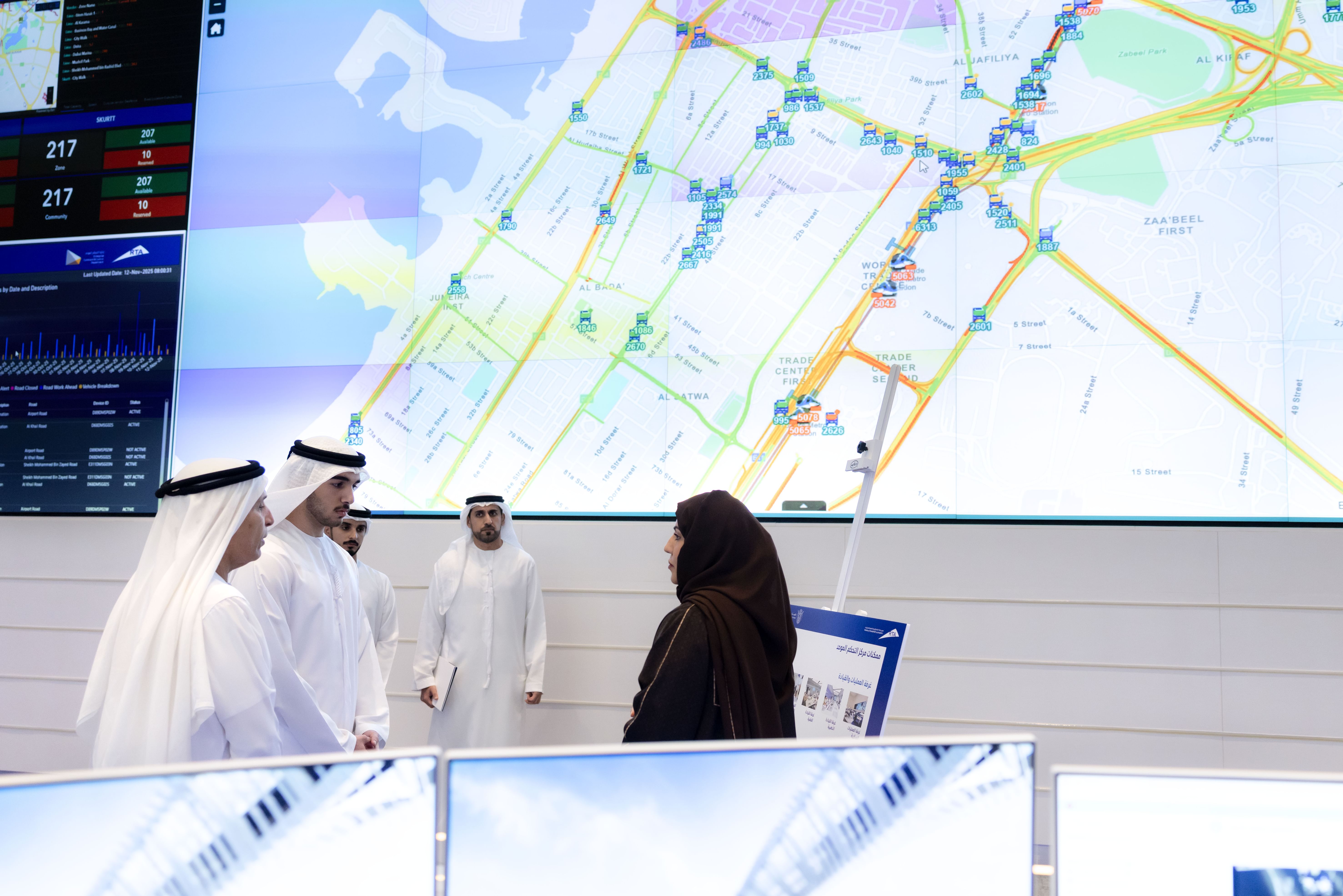 Mohammed bin Rashid bin Mohammed bin Rashid reviews RTA’s strategic plan, inspects Enterprise Command and Control Centre