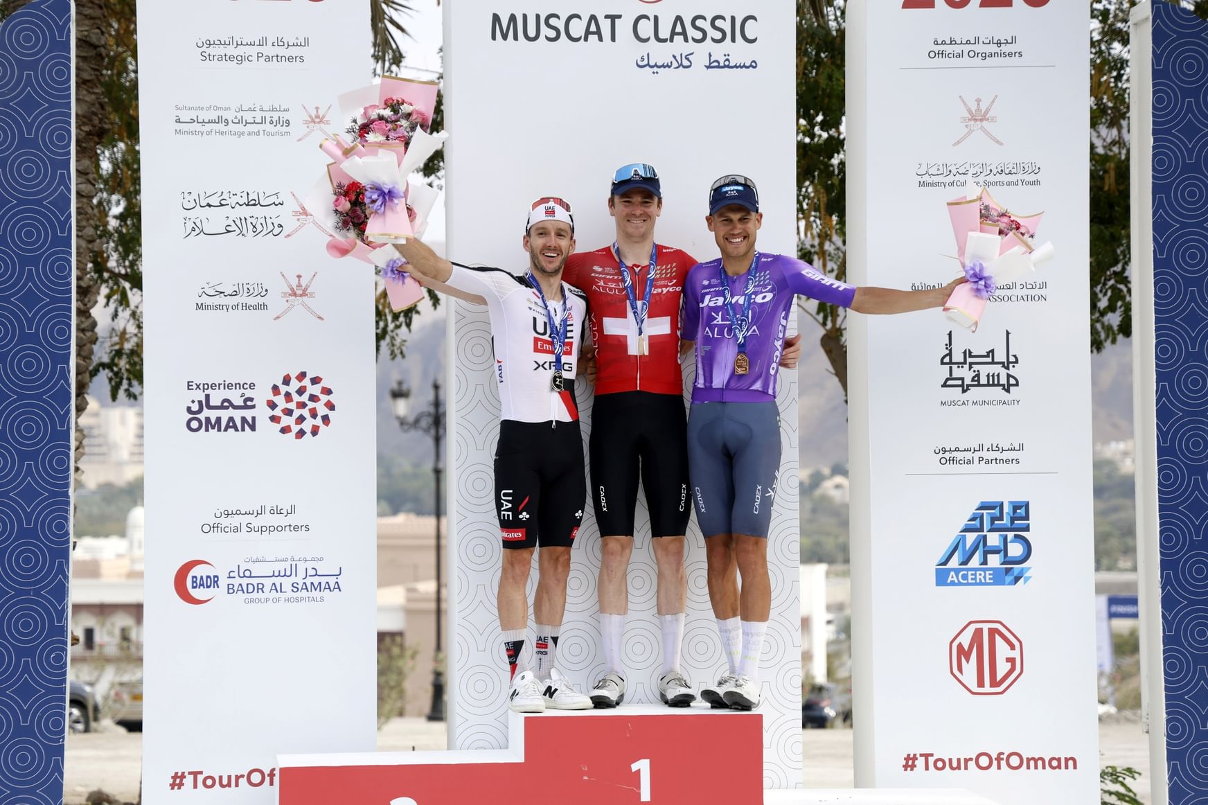 UAE Team Emirates-XRG's Yates takes runner-up spot at Muscat Classic
