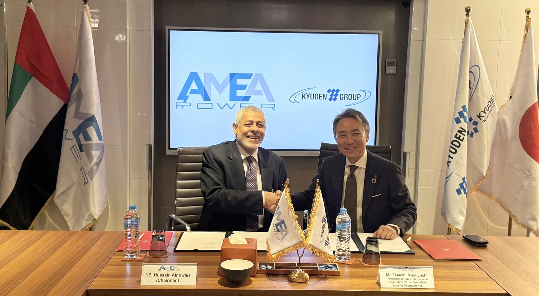 AMEA Power, Kyuden International to accelerate clean energy, green hydrogen projects 