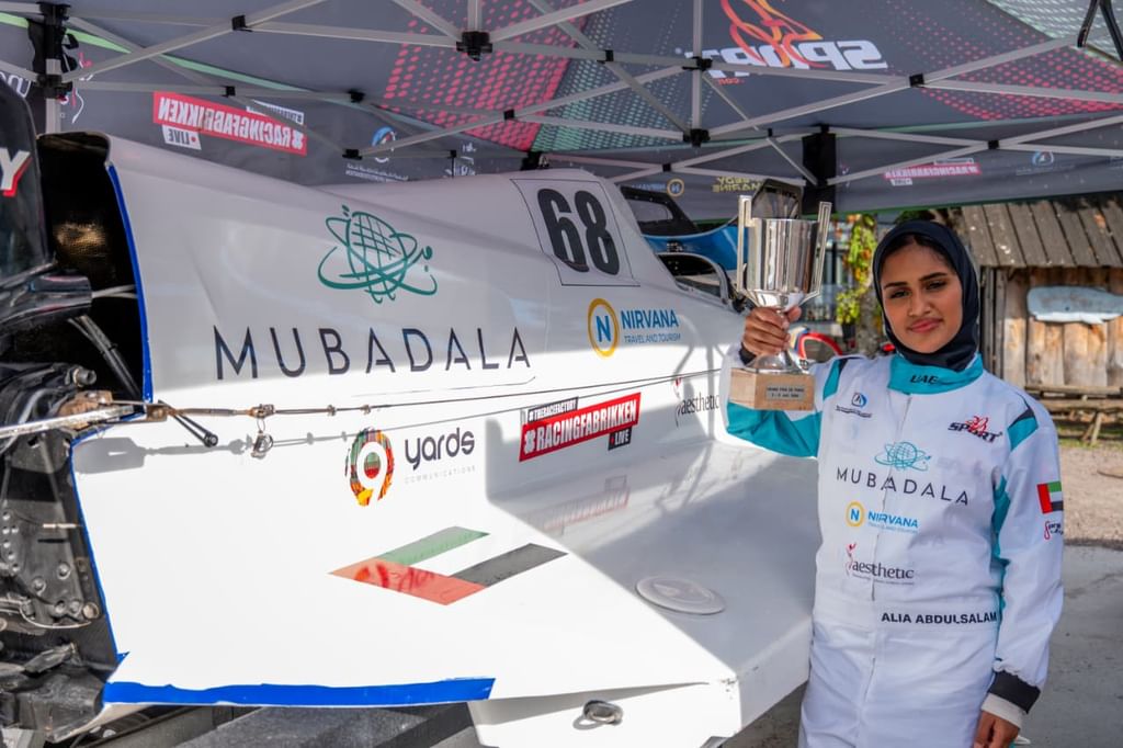 UAE’s Alia Abdulsalam sets personal best in Formula 4 in Norway
