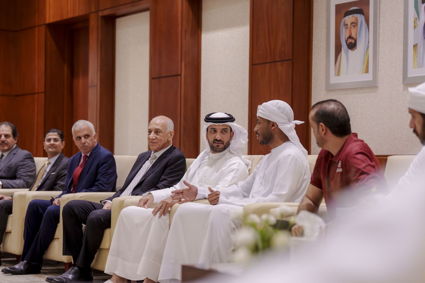 Deputy Ruler meets Sharjah University football team qualified for University World Cup in China