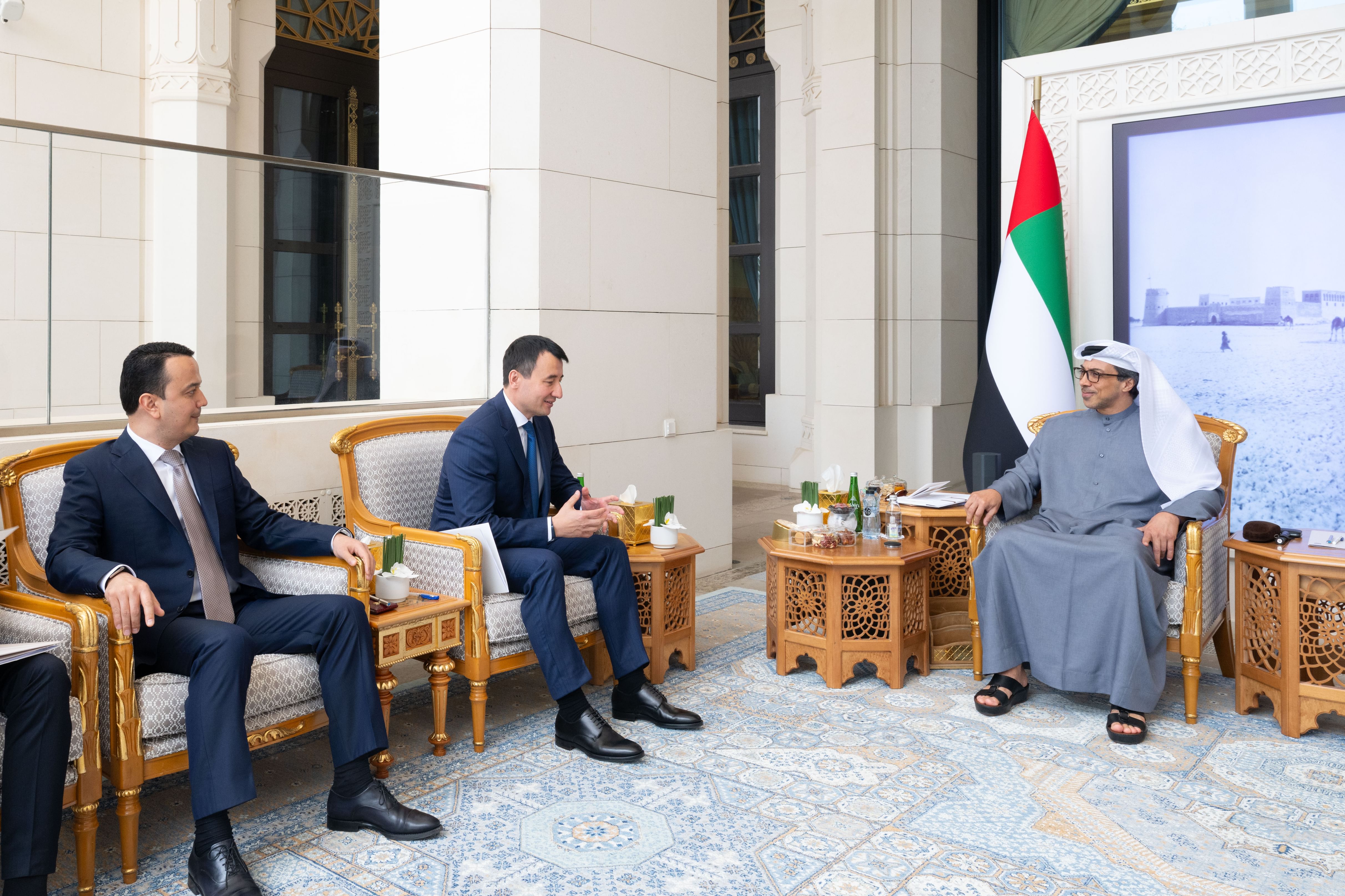 Mansour bin Zayed receives Uzbekistan’s Deputy Prime Minister