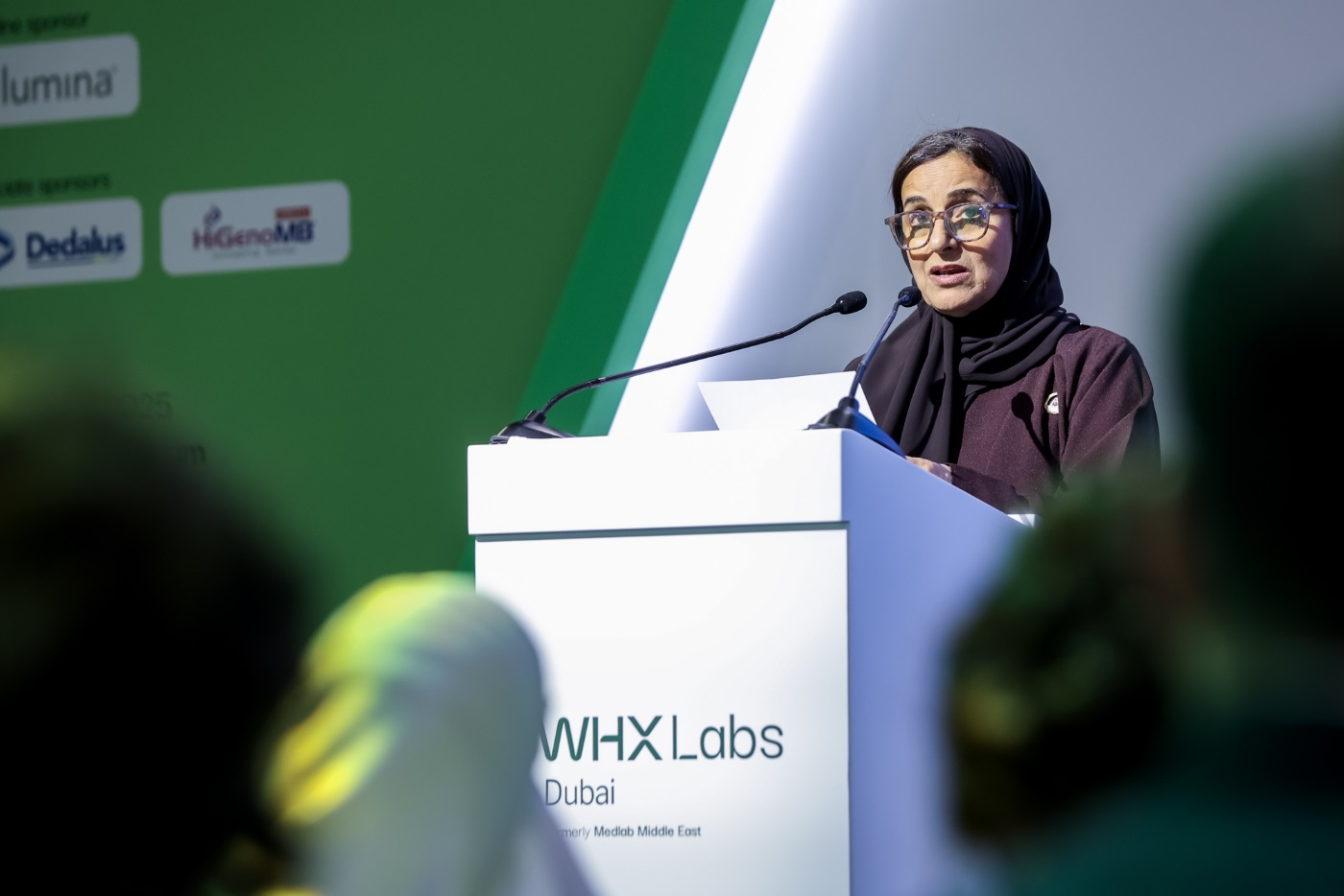 Sheikha Lubna Al Qasimi delivers inaugural address at Women’s Health Leadership Forum at Medlab Middle East