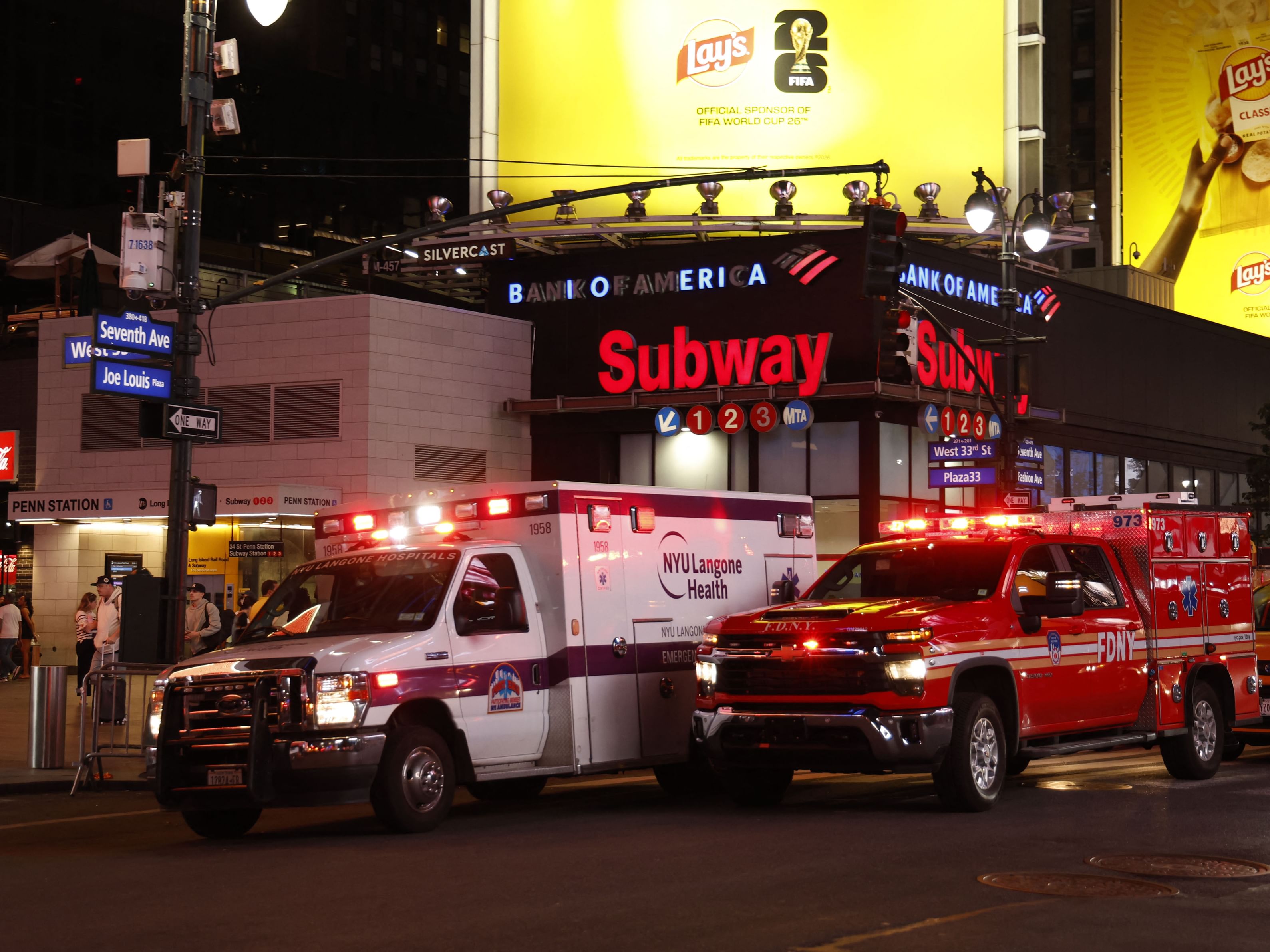 Five people injured in stabbing at New York City's Penn Station