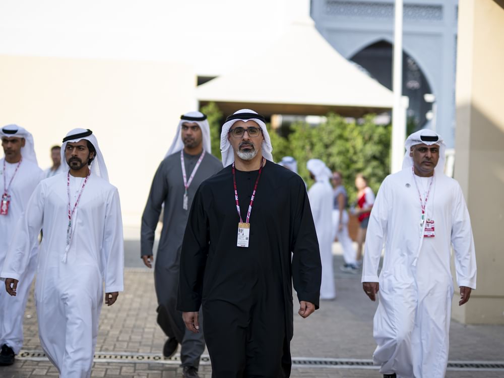 Khaled bin Mohamed bin Zayed visits activations on final day of Formula 1 Etihad Airways Abu Dhabi Grand Prix
