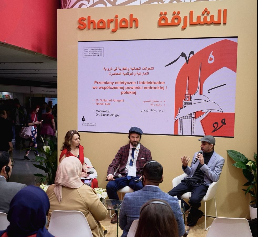 Sultan Al Ameemi, Radek Rak explore future of novel at Warsaw IBF