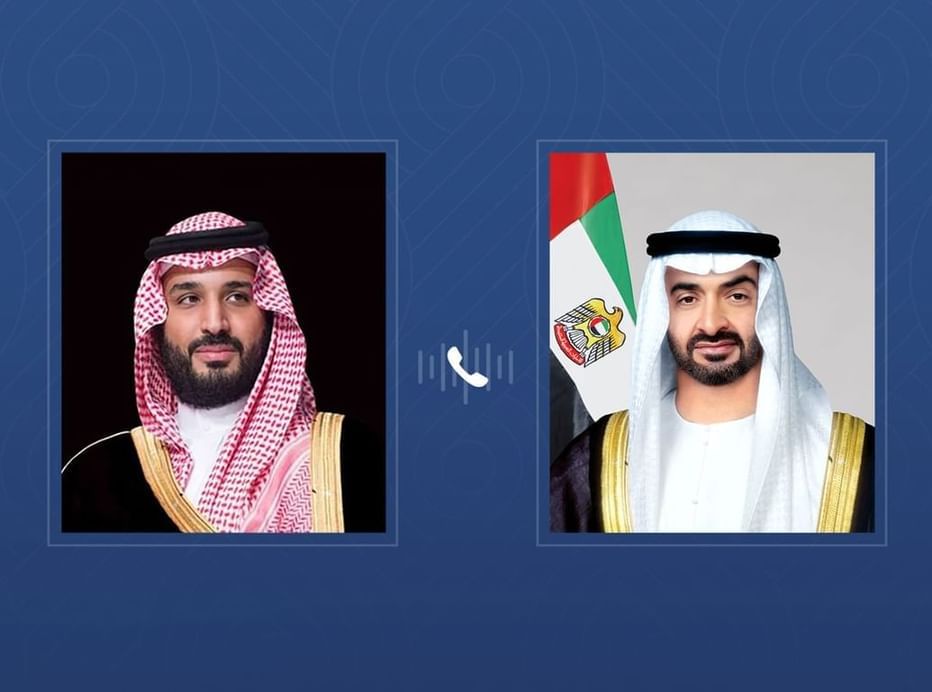 UAE President receives phone call from Saudi Crown Prince