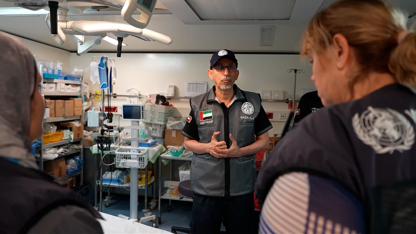 UAE field hospital in Gaza receives OCHA delegation