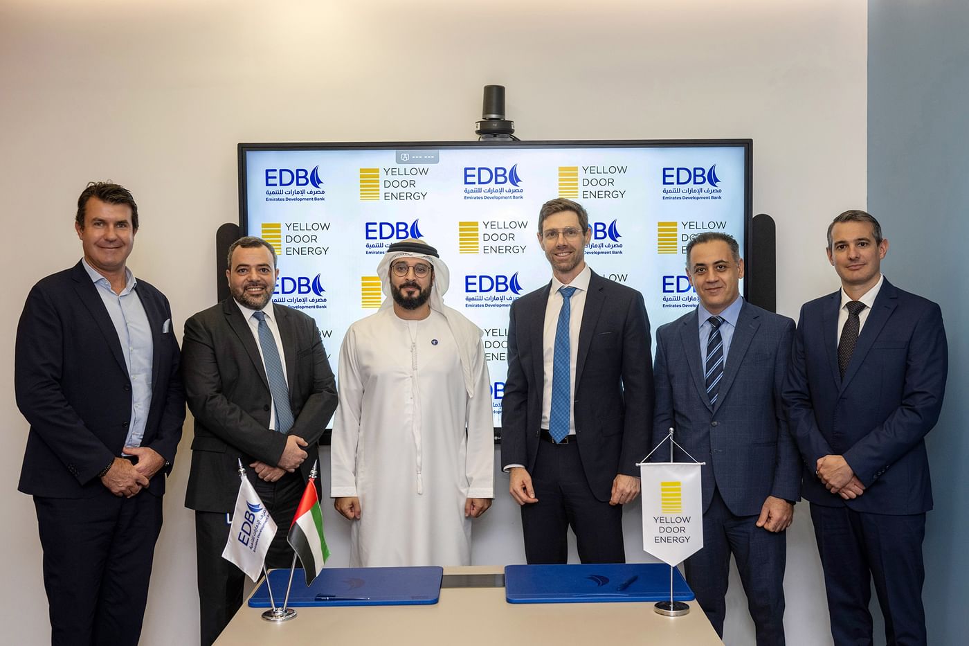 Emirates Development Bank signs AED100 million financing agreement with Yellow Door Energy