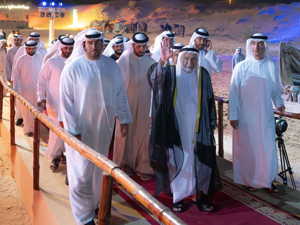 Sharjah Ruler attends opening of 9th ‘Desert Theatre Festival’