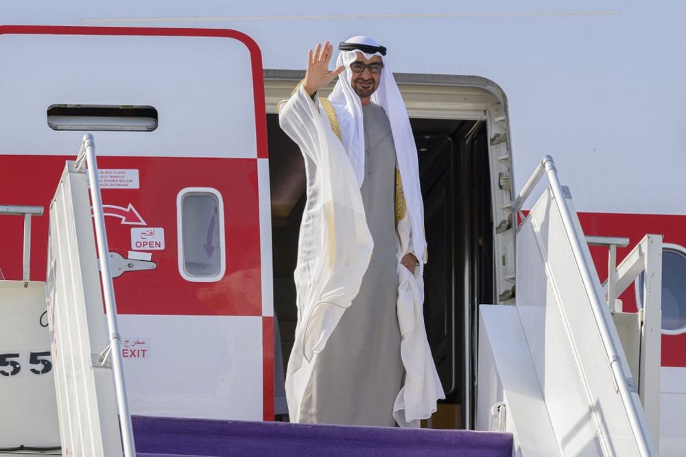 UAE President arrives in Angola on state visit