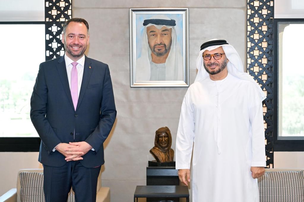 Anwar Gargash meets Belgian Deputy Prime Minister and Foreign Minister