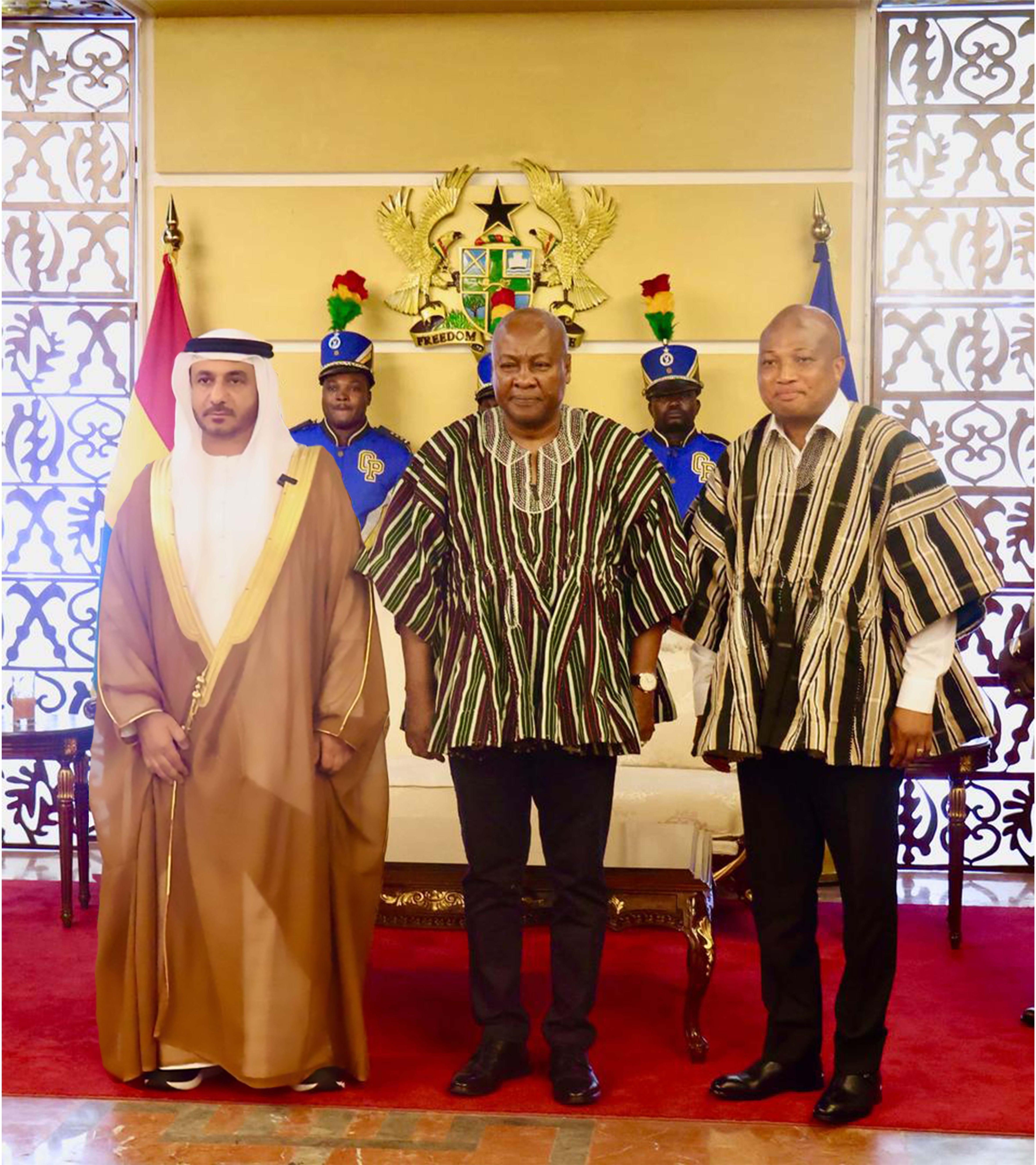 UAE Ambassador presents credentials to President of Ghana