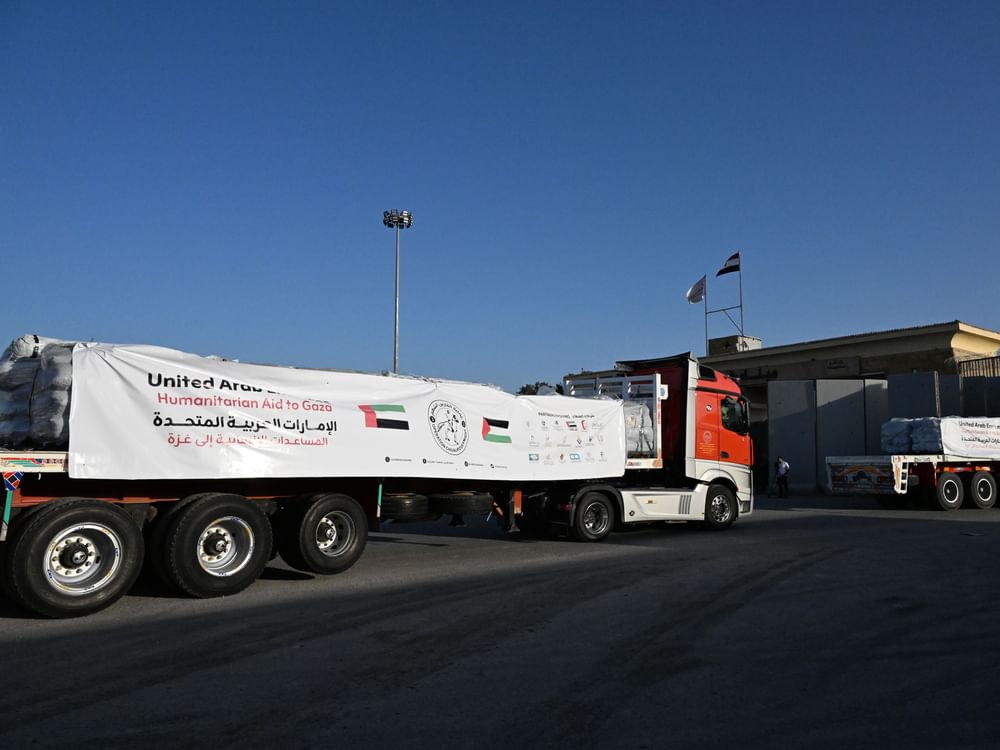 Emirates Red Crescent boosts Operation Chivalrous Knight 3 with new aid convoy for Gaza