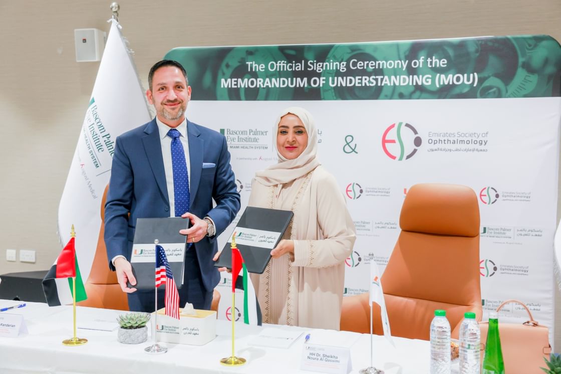 Bascom Palmer Eye Institute, Emirates Society of Ophthalmology sign agreement