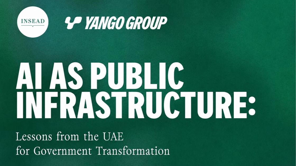 New research reveals how UAE rethinks AI in government