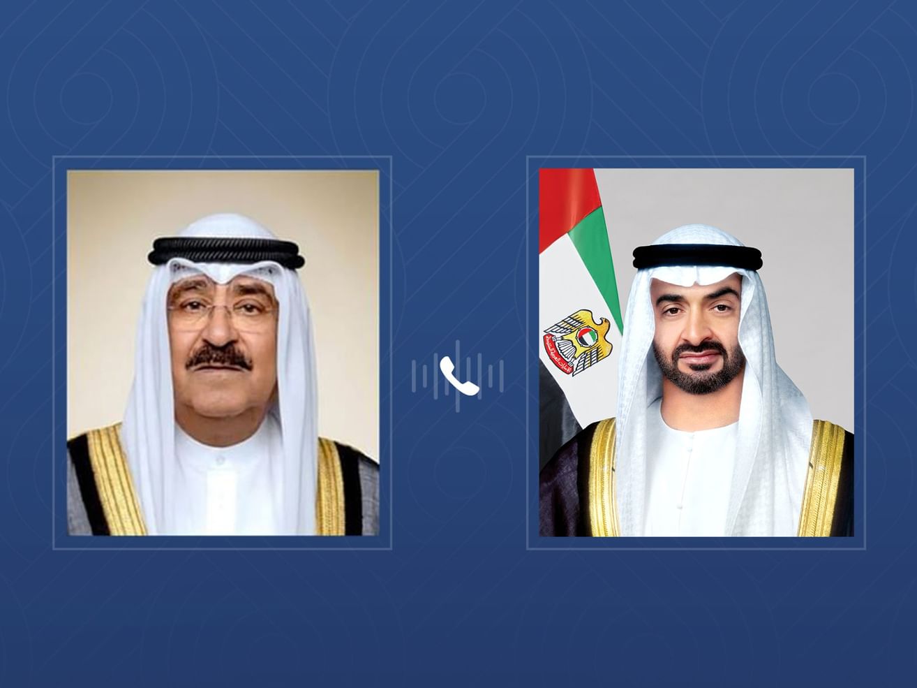 UAE President and Emir of Kuwait exchange Eid Al Adha greetings during phone call