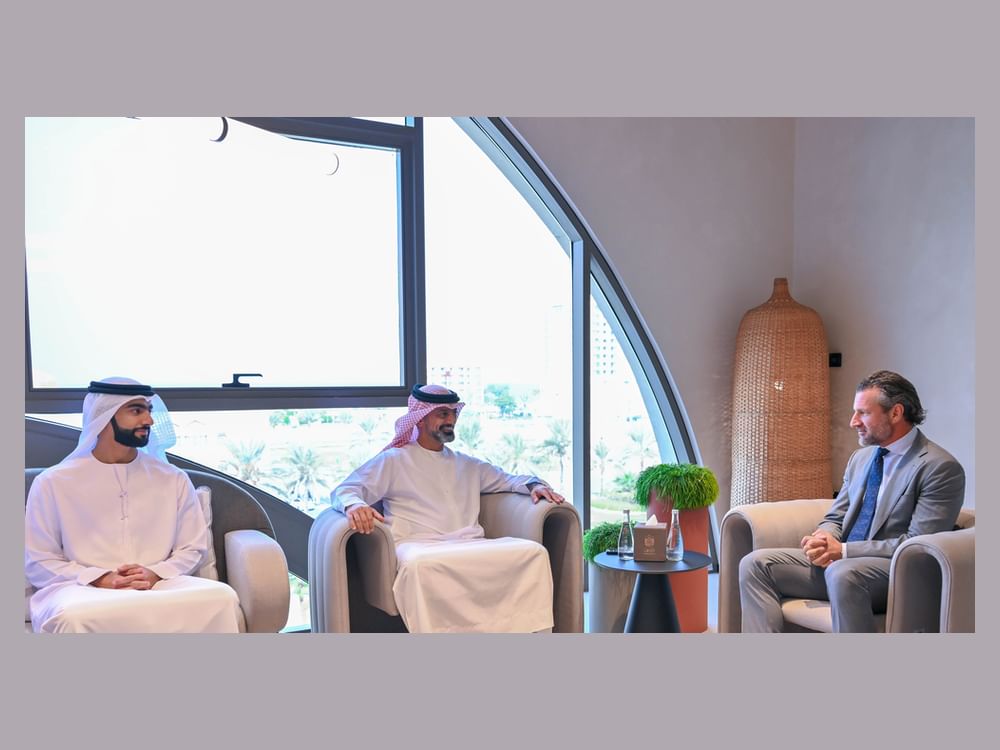 Ammar bin Humaid receives Meta delegation