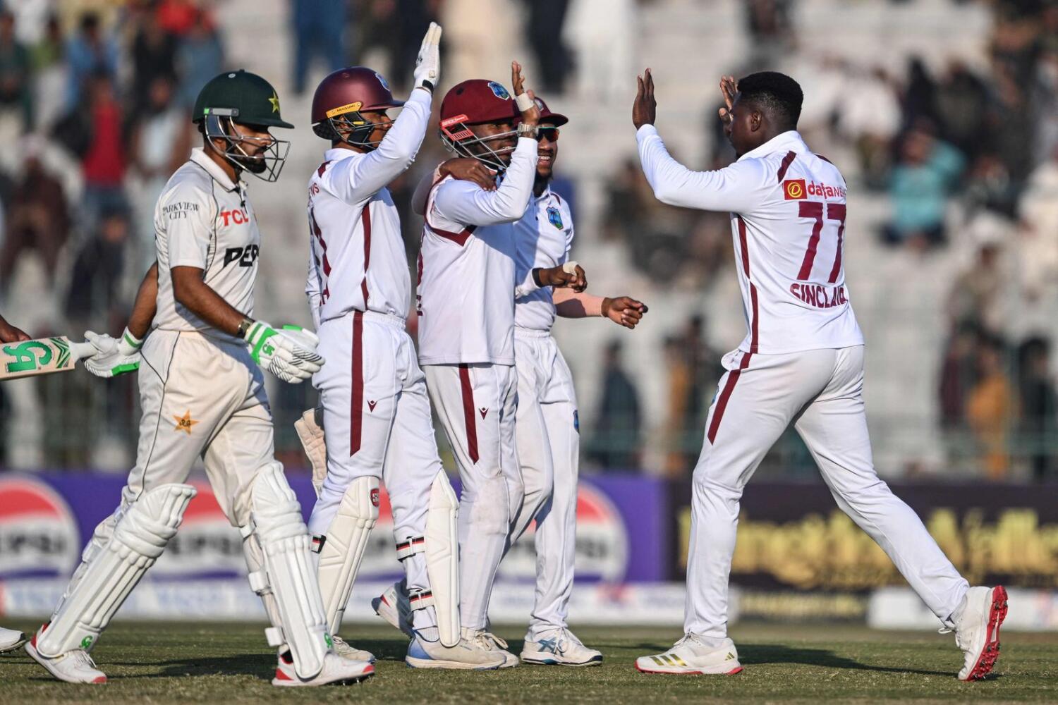 West Indies beat Pakistan in second test to secure 1-1 series draw