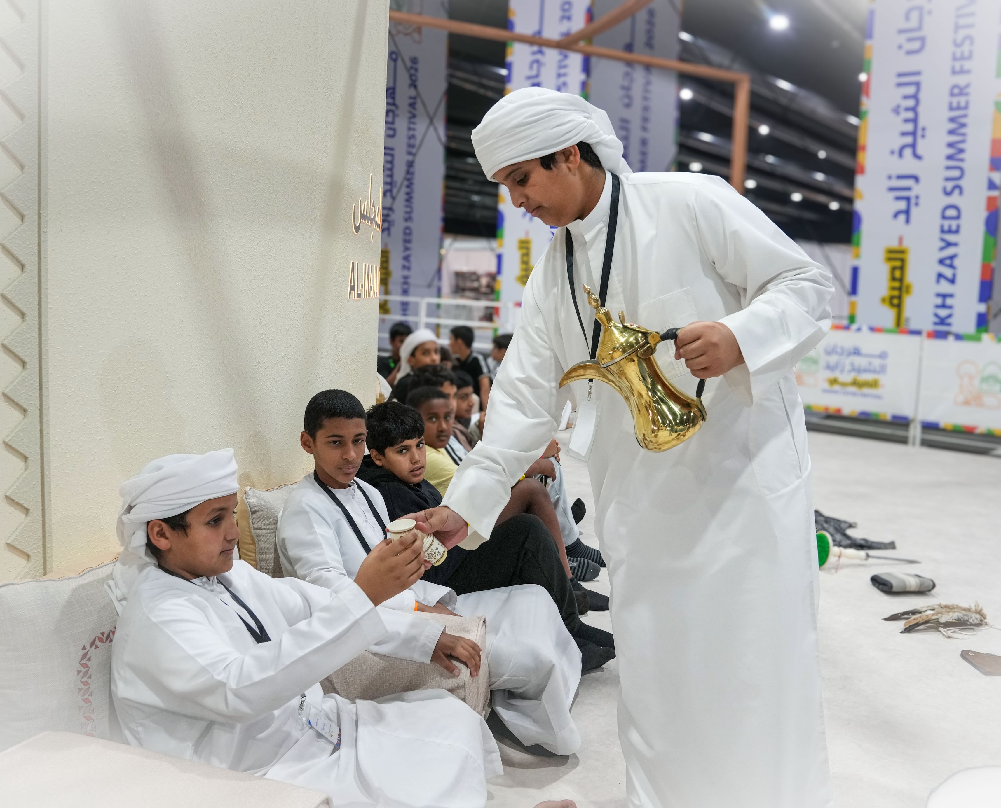 Abu Dhabi Heritage Authority pavilion at Sheikh Zayed Summer Festival promotes national identity