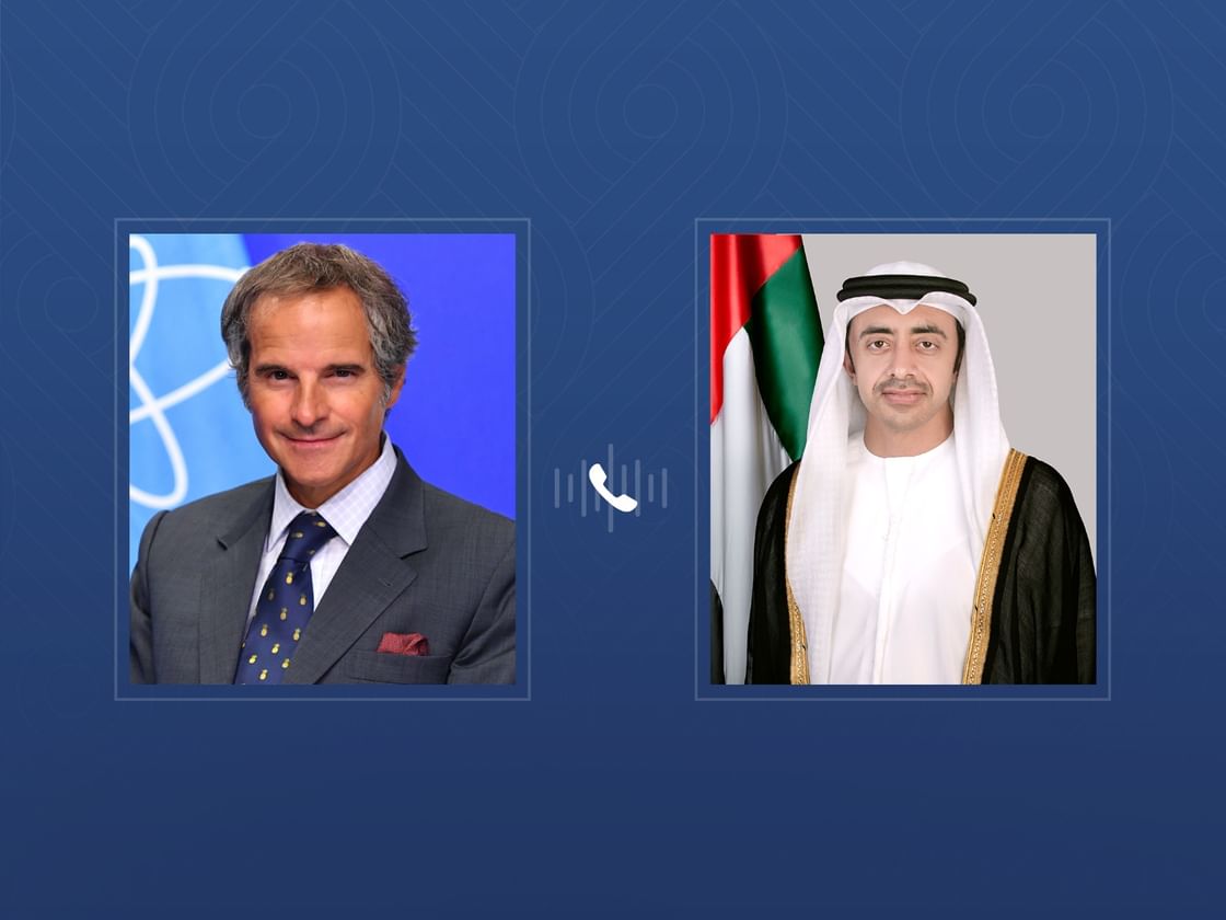 Abdullah bin Zayed affirms UAE's support for IAEA’s pivotal role during call with Grossi