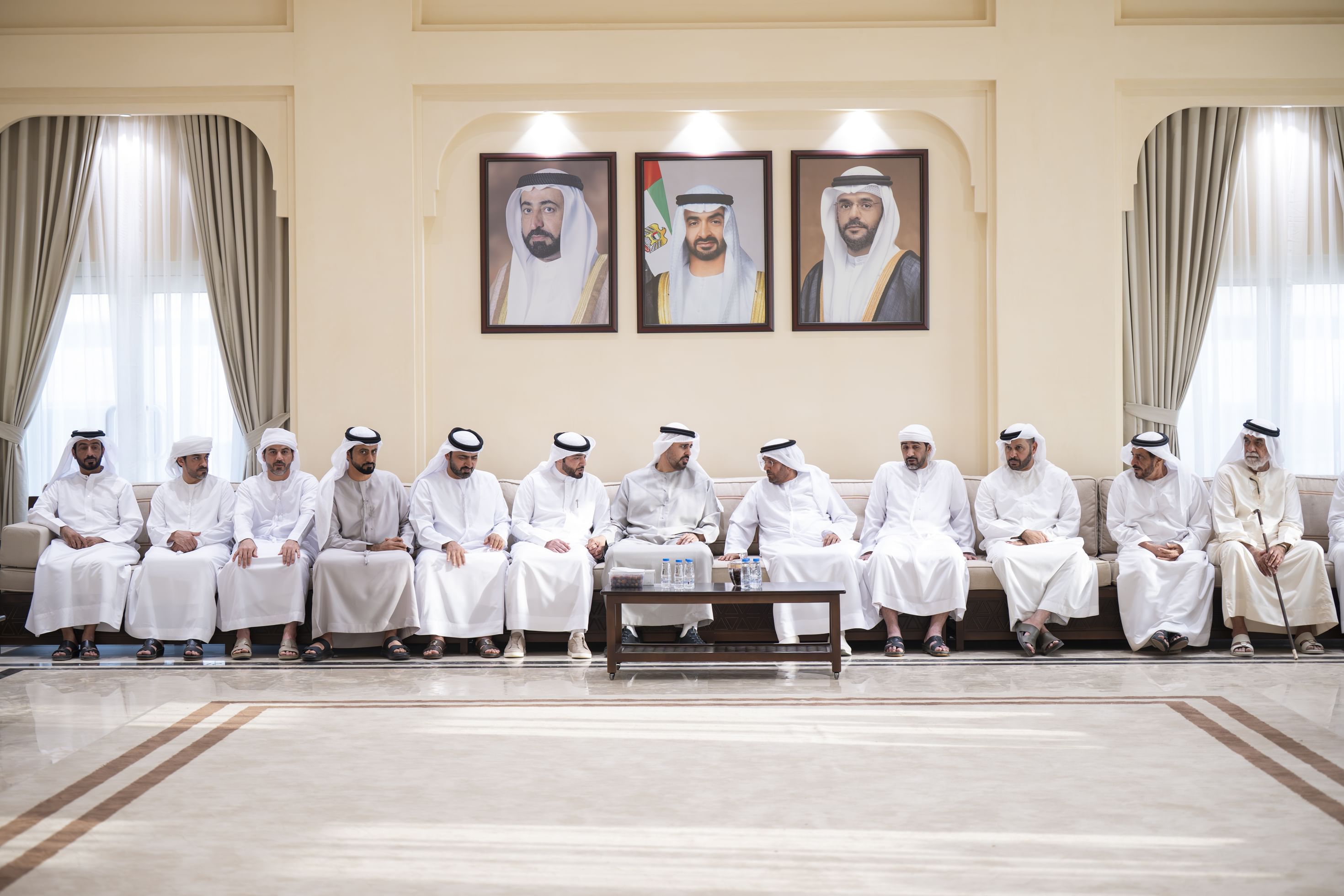 Theyab bin Mohamed bin Zayed offers condolences on passing of martyr Saif Rashid Al Tunaiji’s father