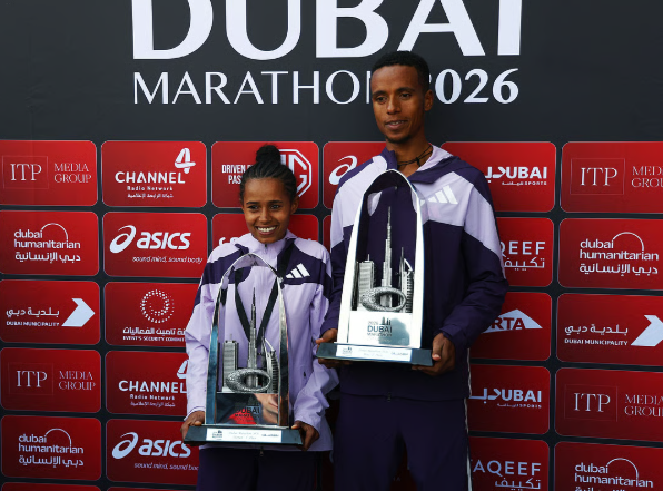 Ethiopian double at Dubai Marathon as Melak, Dessie clinch titles